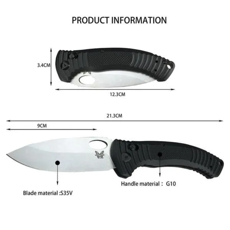 Benchmade 737 Folding Tool Outdoor Camping Hunting - Higo Hunt™