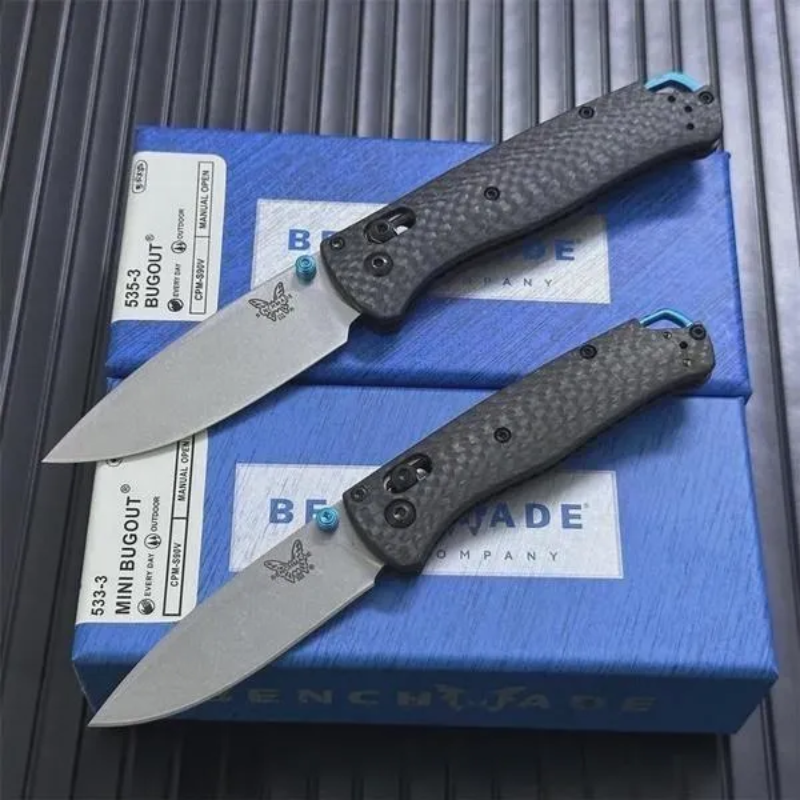 Benchmade Carbon Fiber Handles 535-3 MINITool 535CF For Outdoor Hunting -Blades Knives™