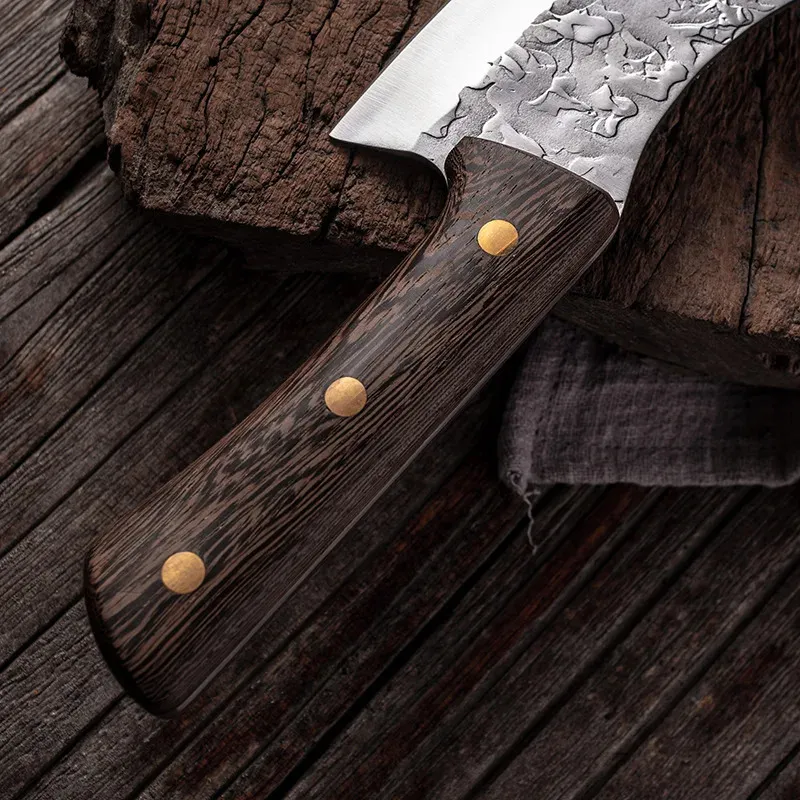 Handmade Japanese Full Tang Chef & Boning Knife – Steel Cleaver Cutter - Blades Knives™