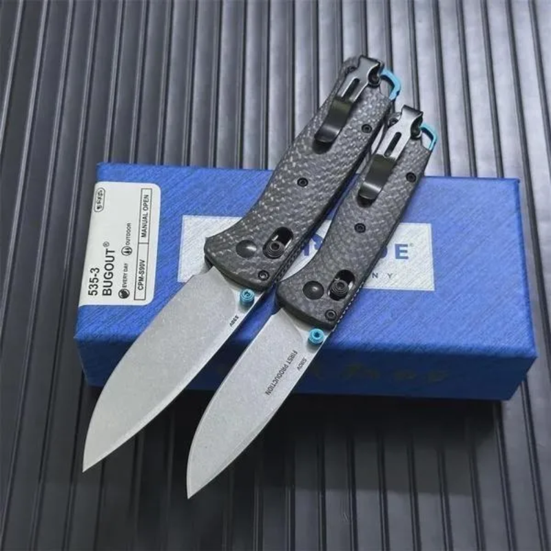 Benchmade Carbon Fiber Handles 535-3 MINITool 535CF For Outdoor Hunting -Blades Knives™